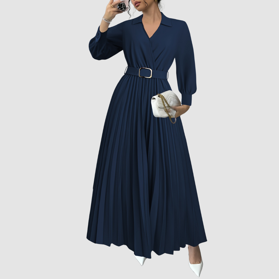 Margot Lane | Everyday Elegance Dress Navy Blue