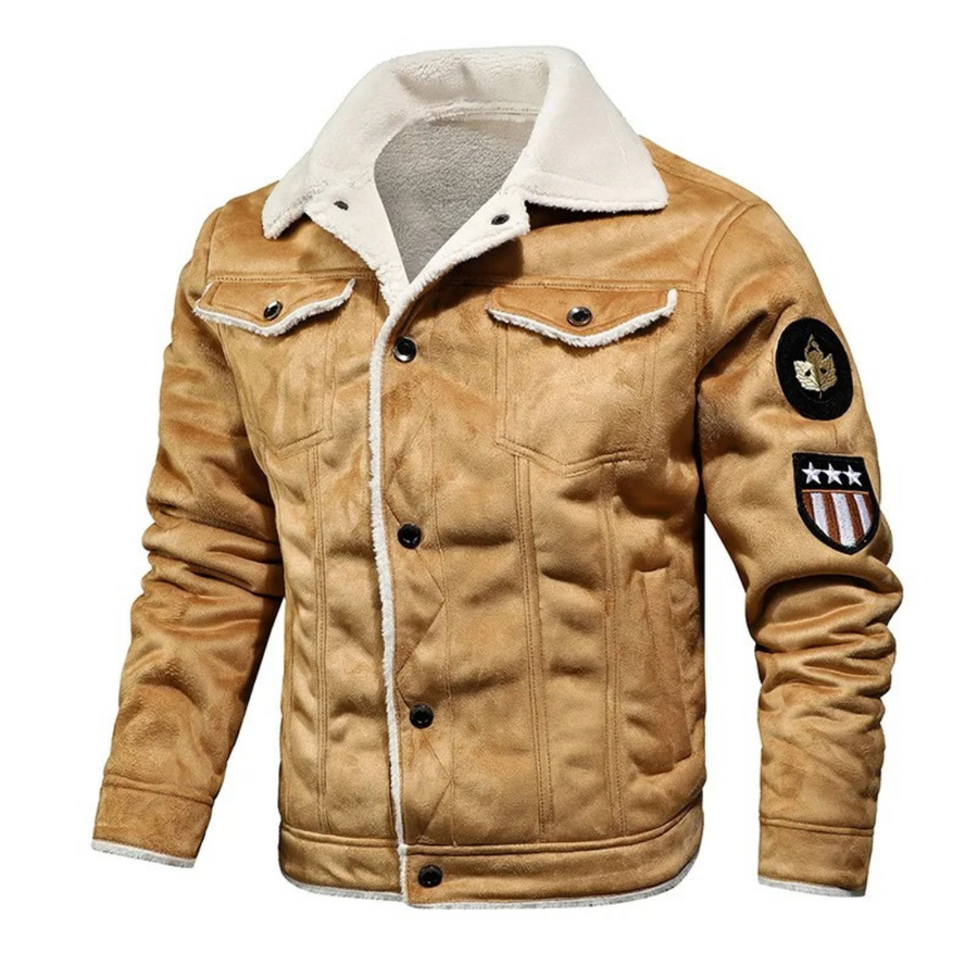 Thomas - Warm and Versatile Leather Jacket