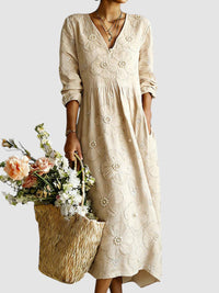 Quin – Floral Cotton Midi Dress