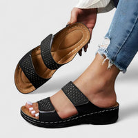 Tasha | Orthopedic Sandals Black