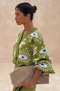 Celeste Eye Motif Knit Set