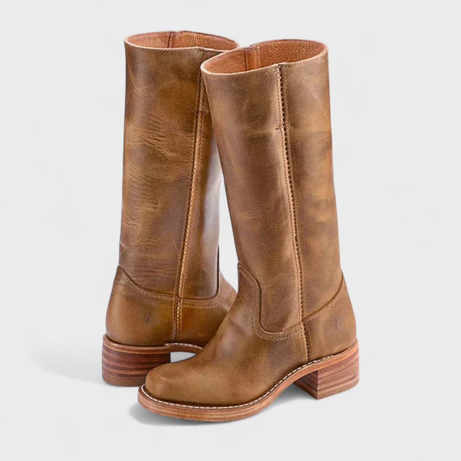Sapphire | Tall Boots Light Brown