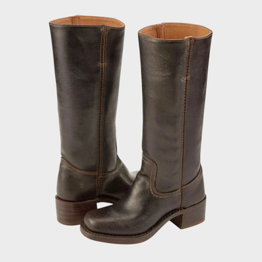 Sapphire | Tall Boots Dark Brown