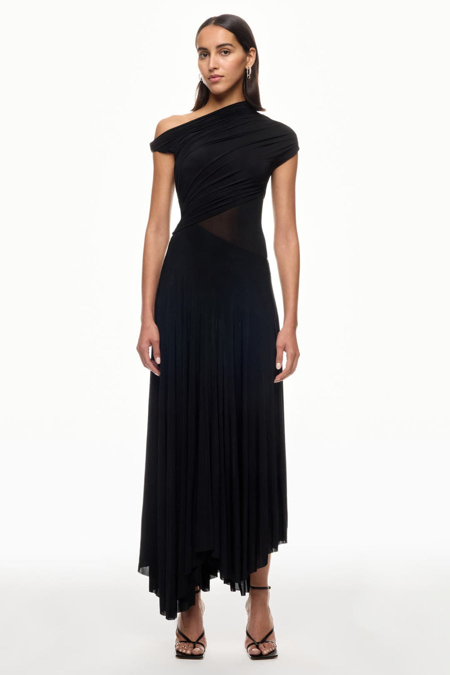 Asymmetrical Tulle Dress