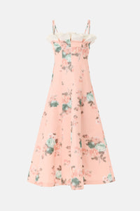 Floral Taffeta Dress