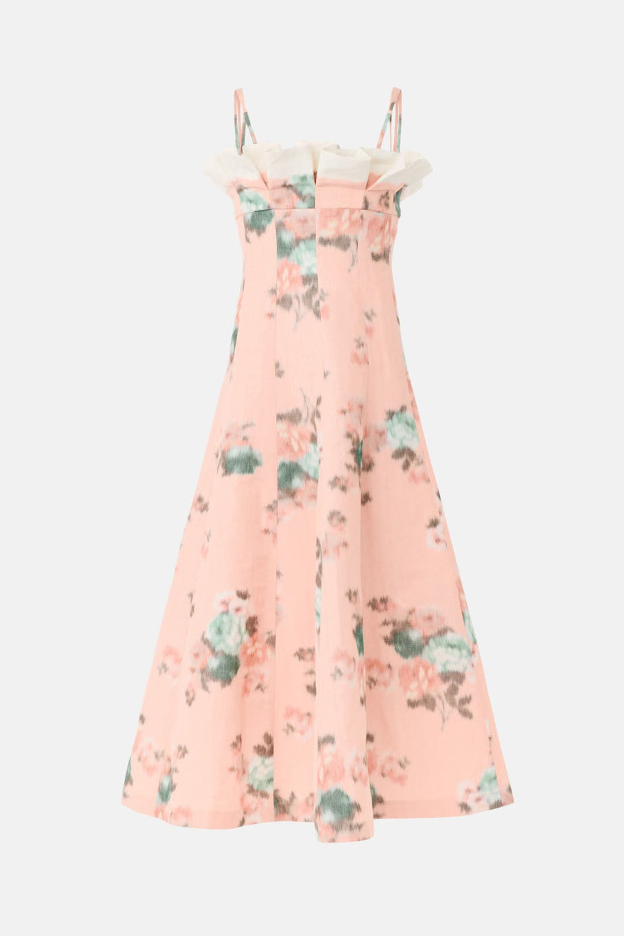 Floral Taffeta Dress