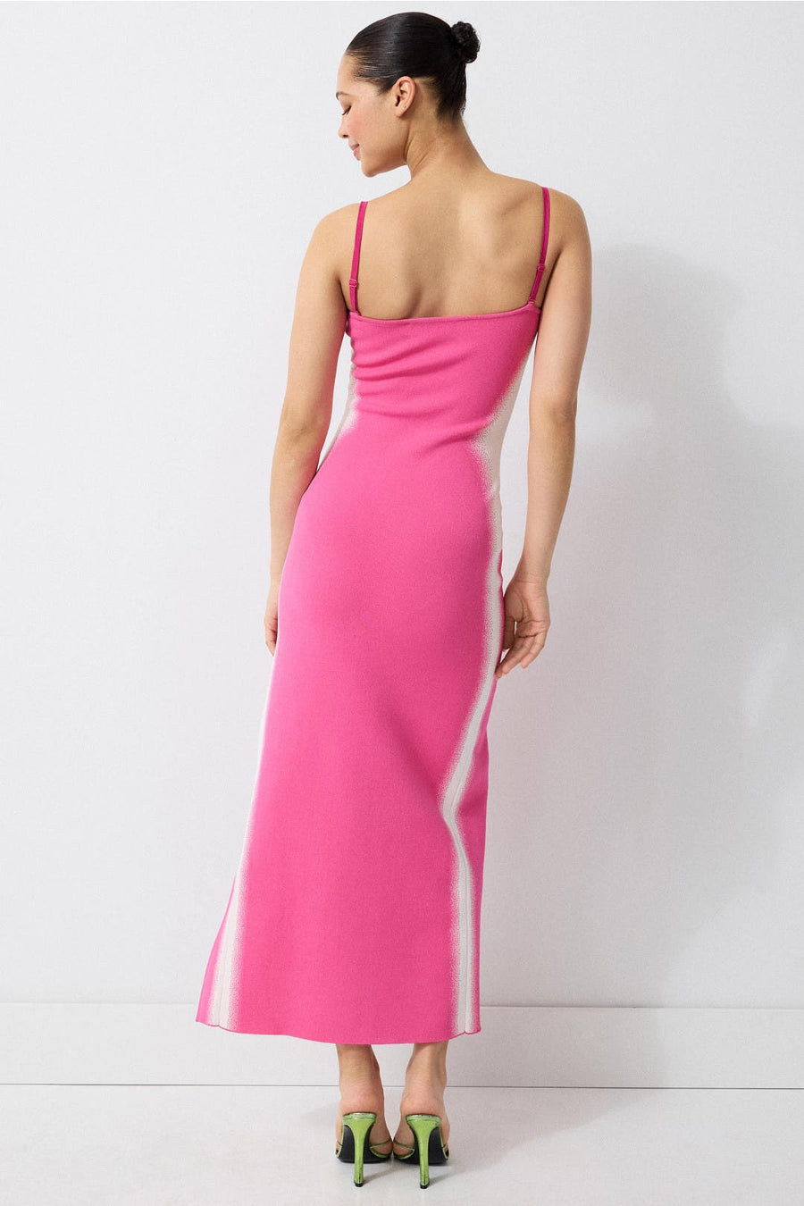 Iris Flower Print Maxi Tank Dress