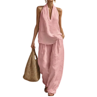 Ismerie – Breezy Halter Wide-Leg Two Piece Set