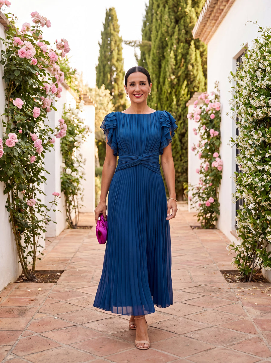Shannon - Elegant Flowing Midi Dress
