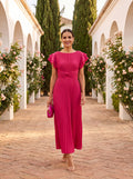 Shannon - Elegant Flowing Midi Dress