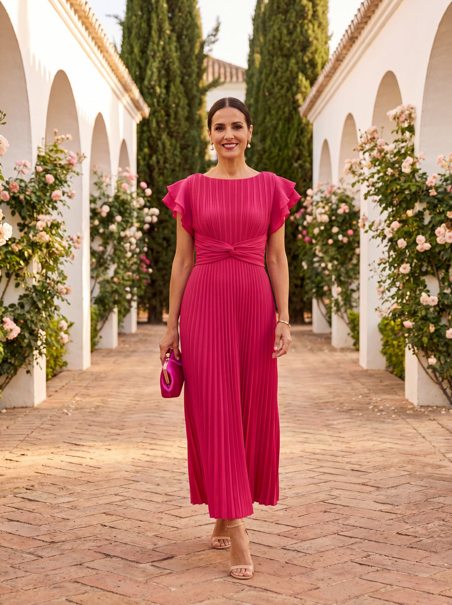 Shannon - Elegant Flowing Midi Dress