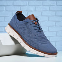 Nigel – Ultracomfort Breathable Shoes in Blue & White