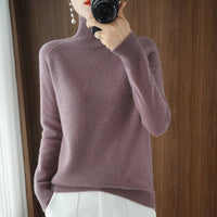 Amelie Cashmere Turtleneck Sweater