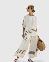 Rosavina | Comfortable Two-Piece Set White