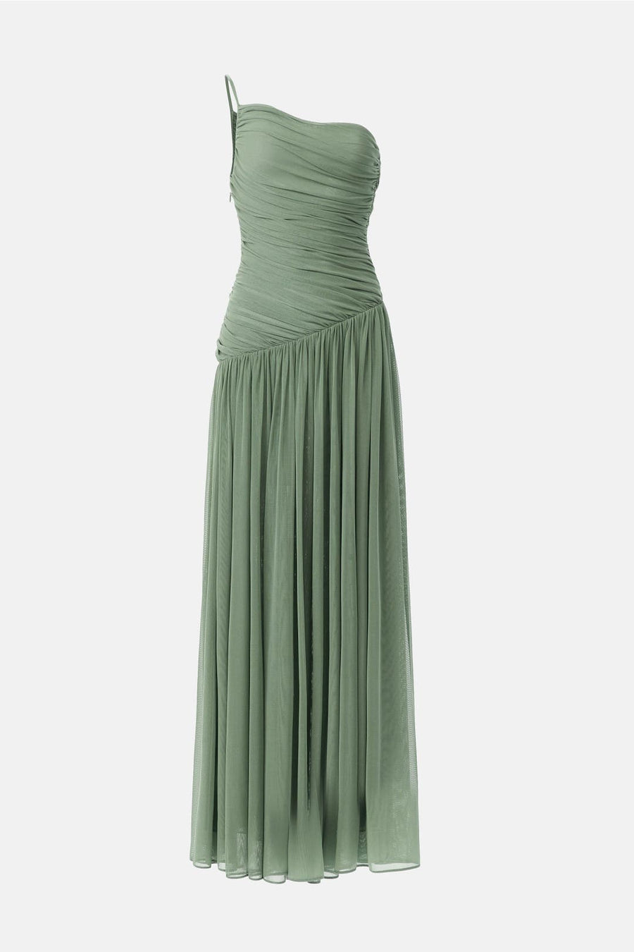 Monroe Asymmetric Jersey Gown