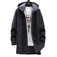 Rosie | Longline Zip Hoodie Dark Grey