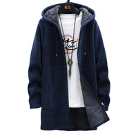 Rosie | Longline Zip Hoodie Blue