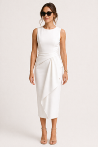 Lirena Sleeveless Midi Office Dress