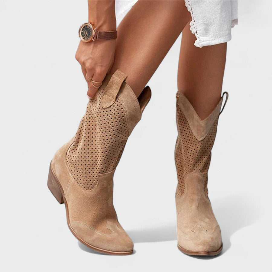 Maia | Chic Comfort Boots Brown