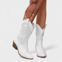 Maia | Chic Comfort Boots White