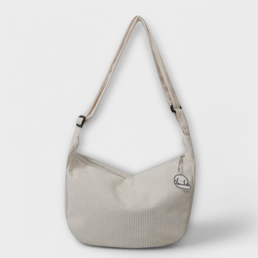 Cordura Shoulder Bags For Women Beige