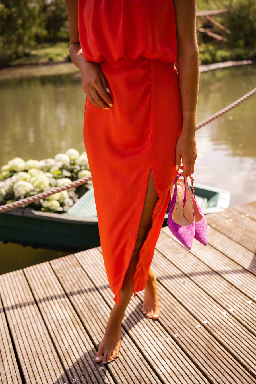 Noemi - Elegant Summer Split Dress