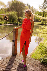 Noemi - Elegant Summer Split Dress