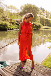 Noemi - Elegant Summer Split Dress