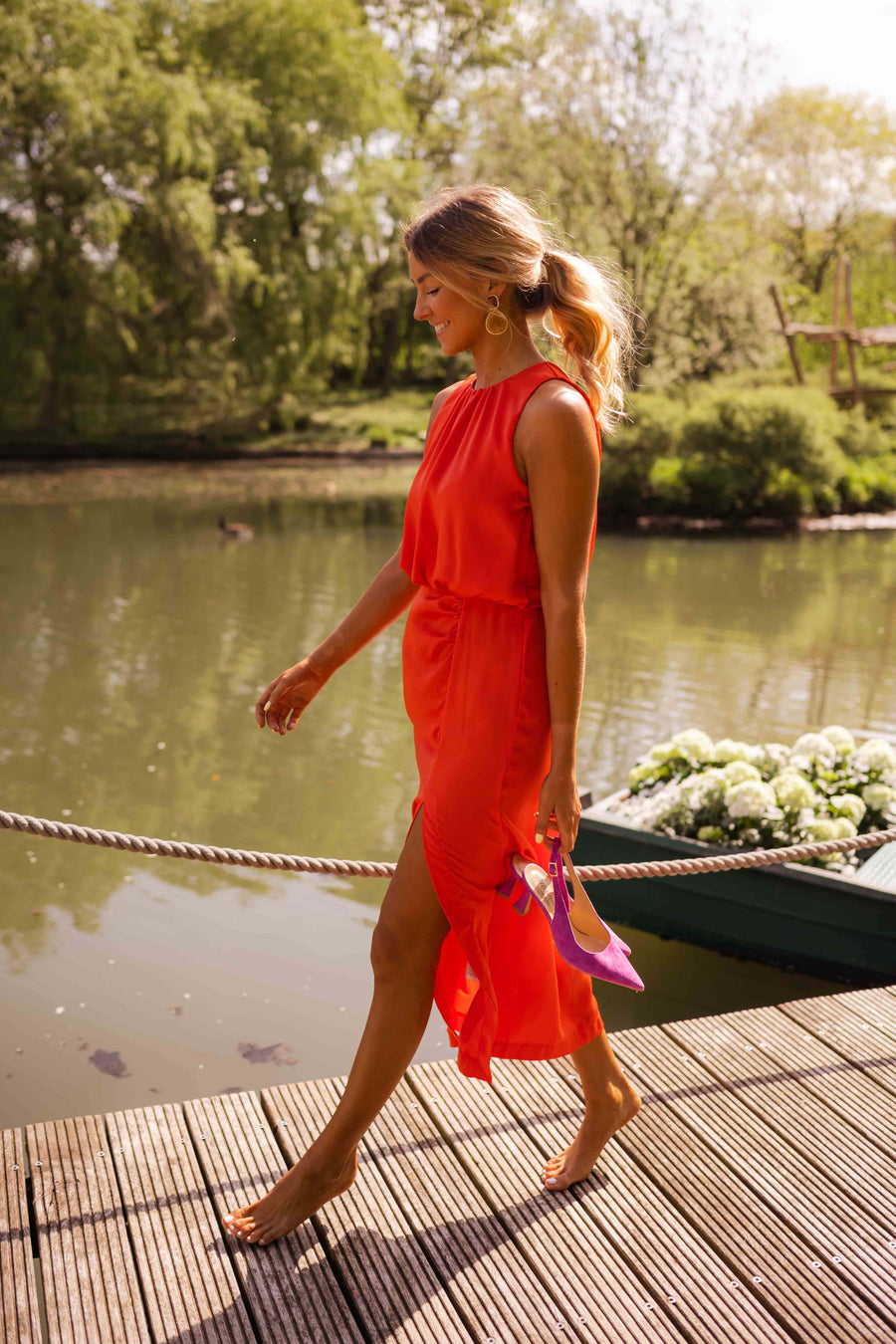 Noemi - Elegant Summer Split Dress