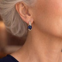 Royal Midnight Drop Earrings