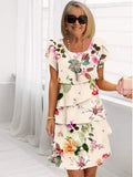 Kenza - Elegant Comfort Ruffle Dress