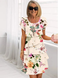 Kenza - Elegant Comfort Ruffle Dress