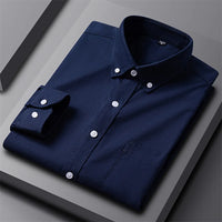 Adrian | Classic Oxford Button-Up Navy blue