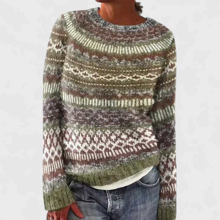 Elyvianne | Sophisticated Sweater Green