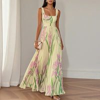Arabella - Floral A-Line Maxi Dress