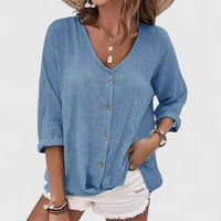 Kylie | Sophisticated Blouse Blue
