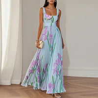 Arabella - Floral A-Line Maxi Dress