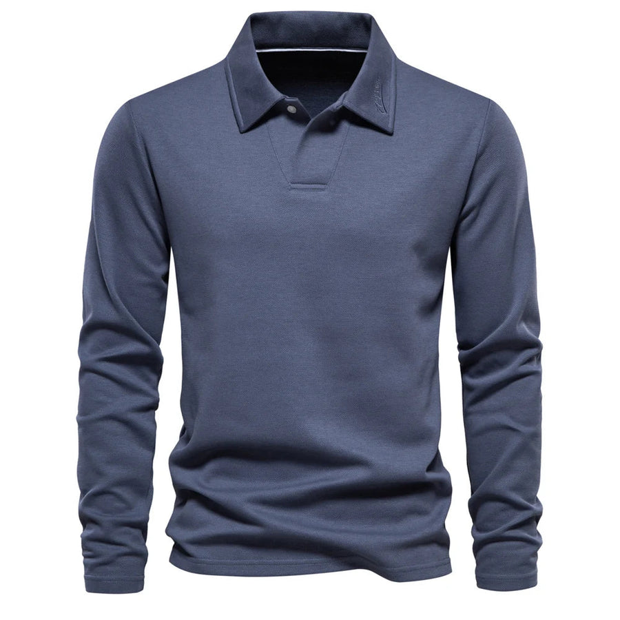 Henrik | Classic Warm Elegance Sweater Blue