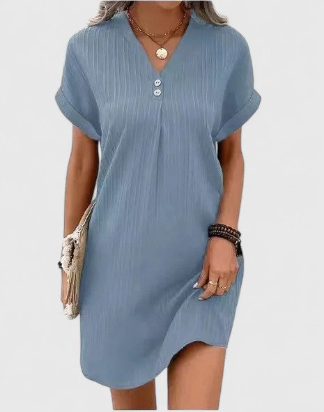 Deborah | Comfortable Dress Blue