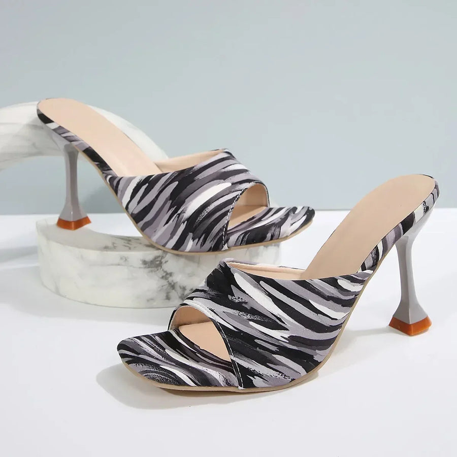 Moenia Abstract Brushstroke Heels