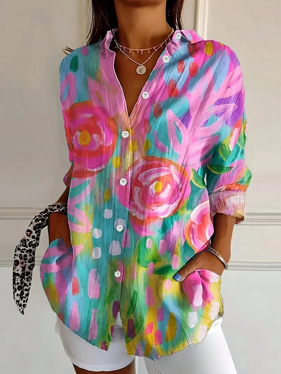 Mika - Colourful Comfort Blouse