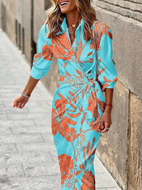 Clarissa - Printed Wrap Dress