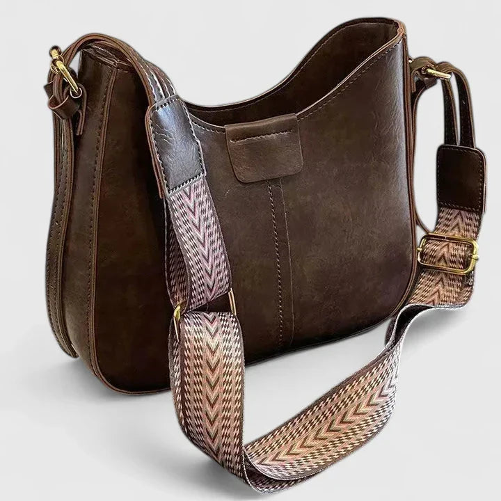 Mariselyah | Elegant Shoulder Bag Dark Brown