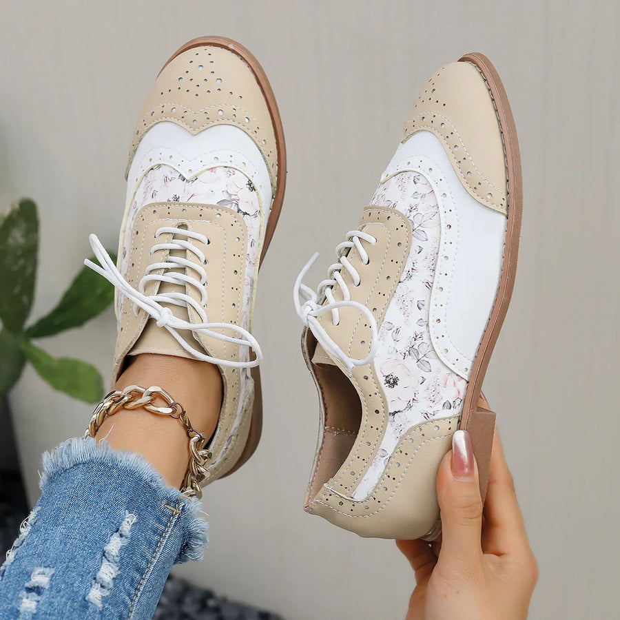 Aurora Metallic Oxford Shoes