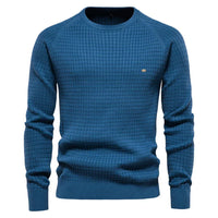 Thomas - Men's Sweater with Diamond Pattern