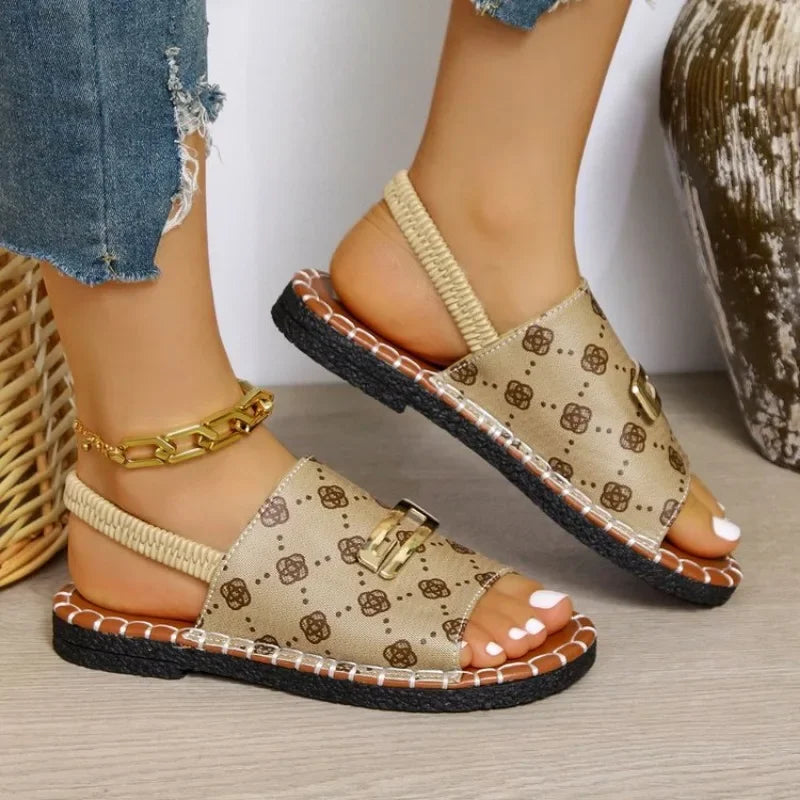 Noelle | Anti-Slip Orthopedic Sandals Brown