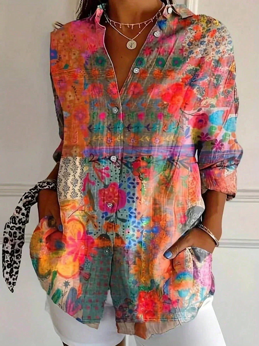 Mika - Colourful Comfort Blouse