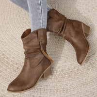 Mila | Western Boots Dark Brown B