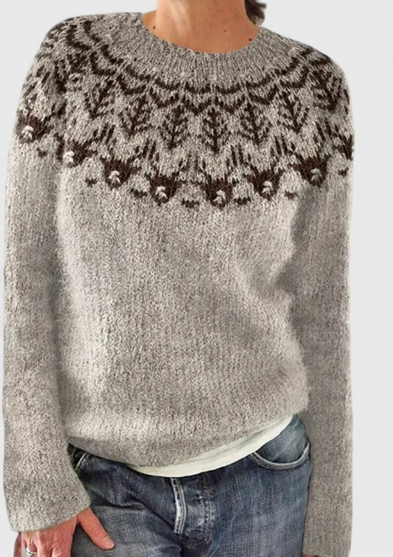 Elyvianne | Sophisticated Sweater Gray