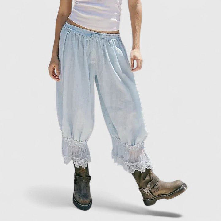 Winona | Comfortable Trousers Gray Blue